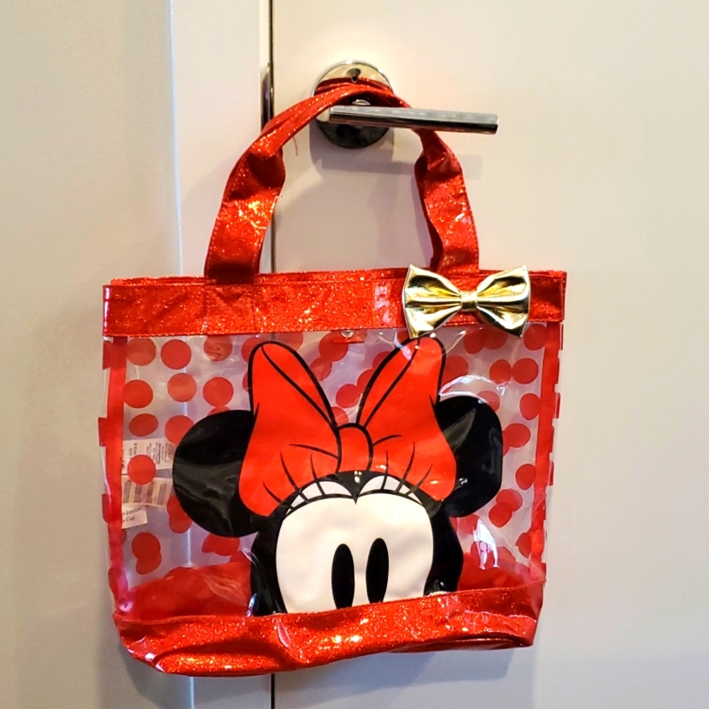 ❤️ Disney Store Minnoe Mouse Tote Swim Bag Purse 🎀